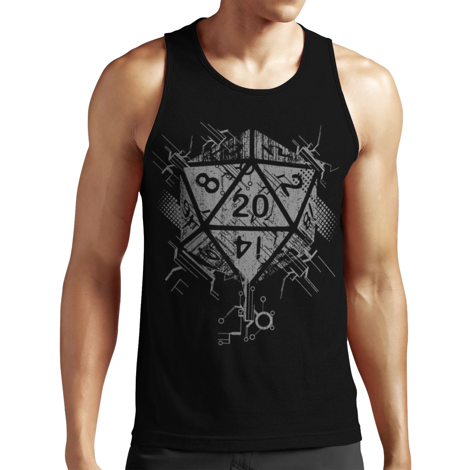 D20 Of Power All-over-print Unisex Tank Top