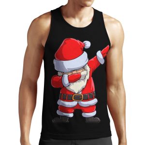 Dabbing Santa All-over-print Unisex Tank Top Claus Christmas Funny Dab X Mas Gifts Kids Boys Girls Men Women All-over-print Unisex Tank Top