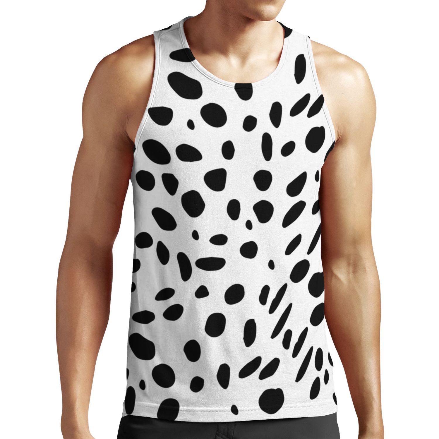 Dalmatian Animal Print Pattern All-over-print Unisex Tank Top