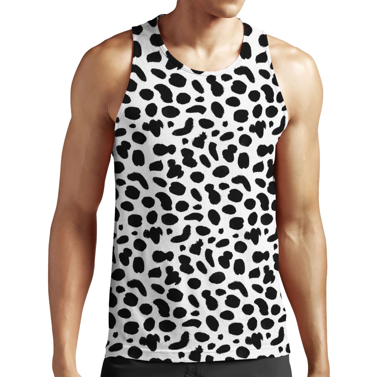 Dalmatian Pattern All-over-print Unisex Tank Top