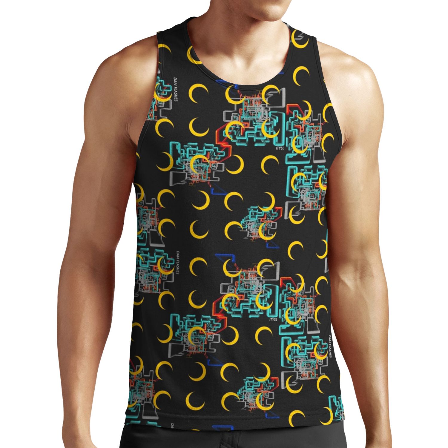 Dan Flashes All-over-print Unisex Tank Top