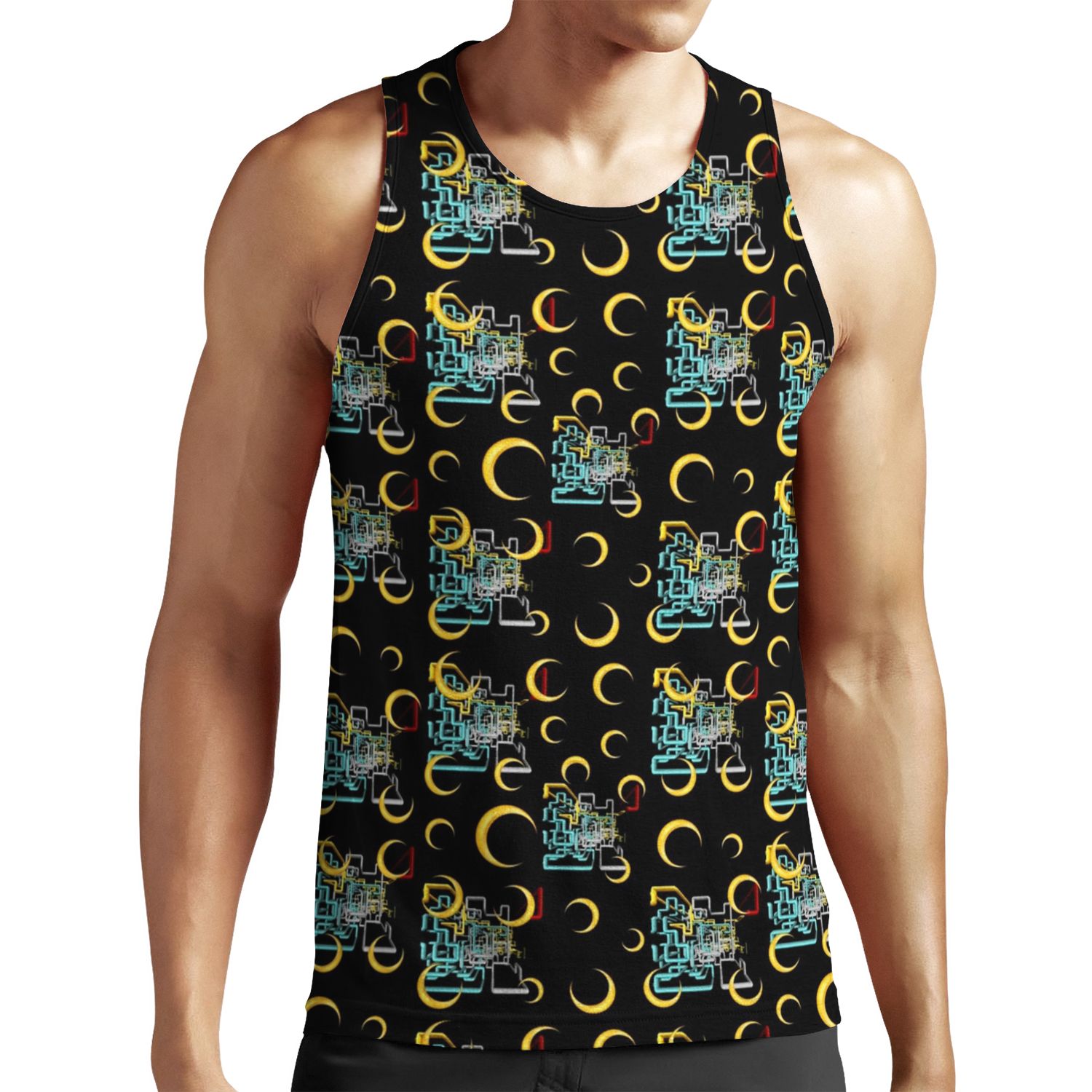 Dan Flashes Pattern Cool Tim Robinson All-over-print Unisex Tank Top