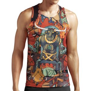 Dance Gavin Dance Sphinxx Afterburner All-over-print Unisex Tank Top