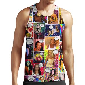 Dannii Minogue Goes Pow Wow 30 All-over-print Unisex Tank Top