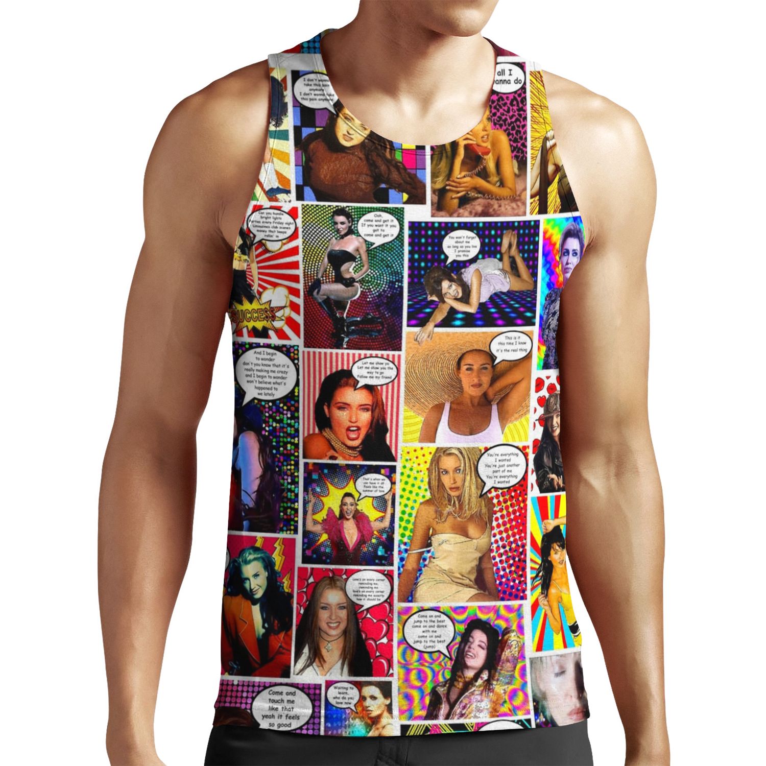 Dannii Minogue Goes Pow Wow 30 All-over-print Unisex Tank Top