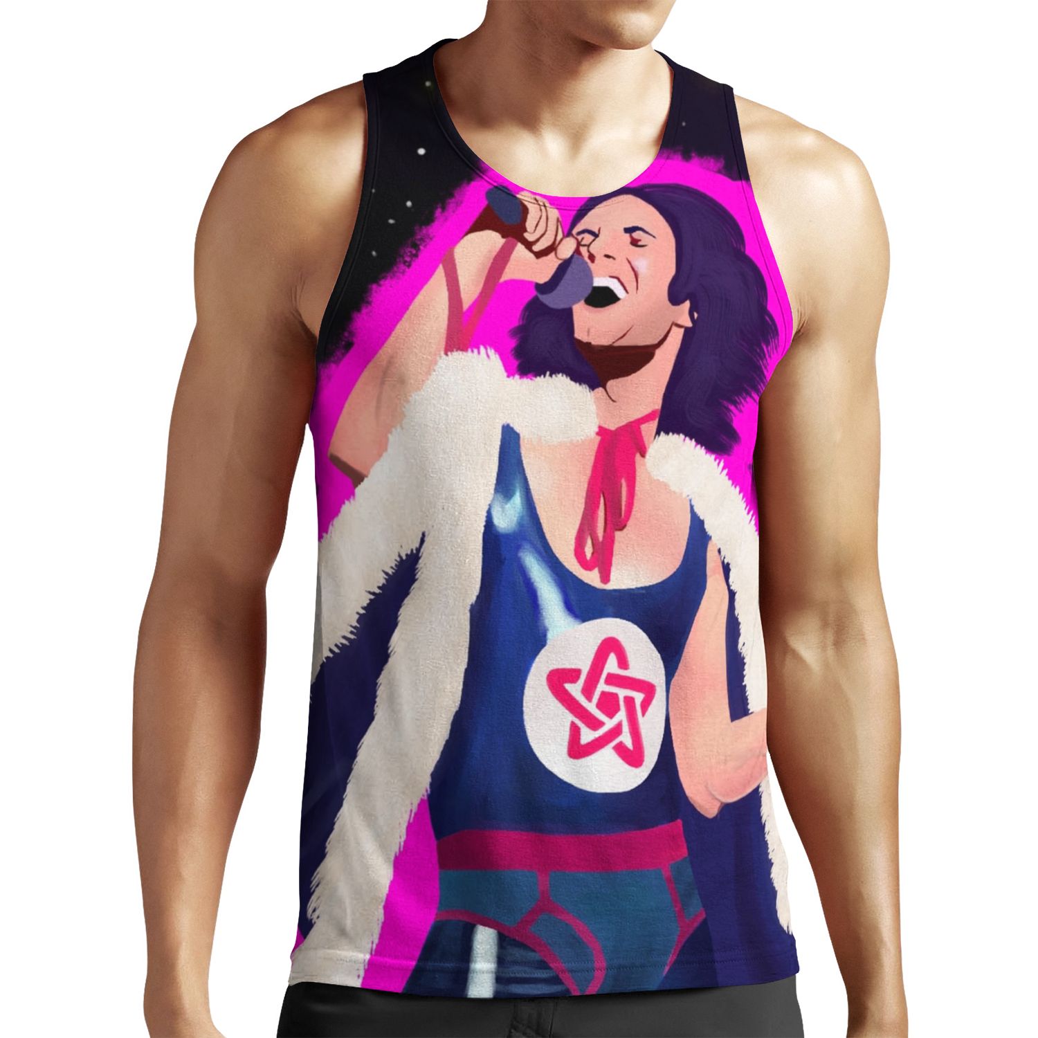 Danny Sexbang Space Painting All-over-print Unisex Tank Top