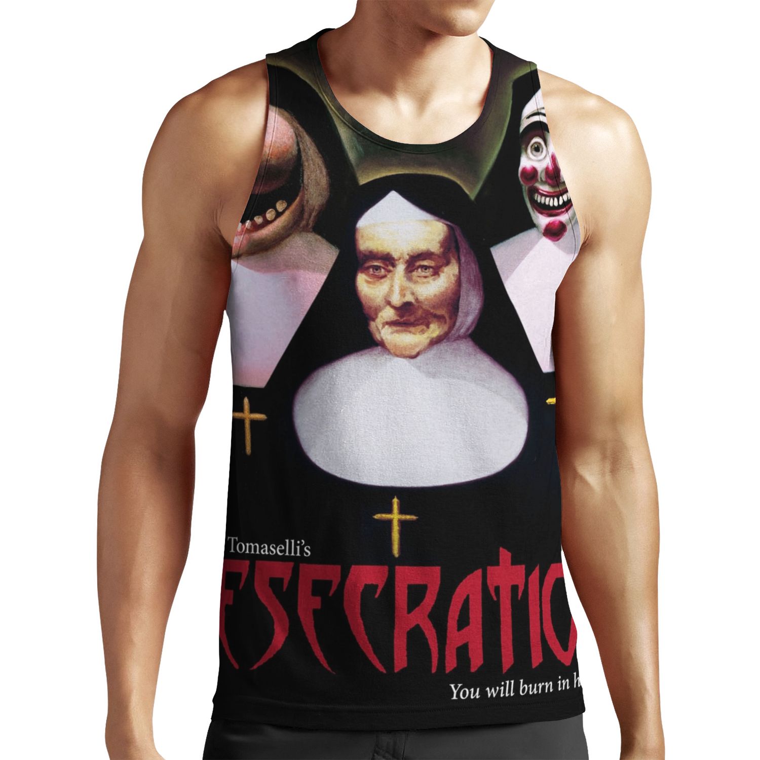 Dante Tomaselli S Desecration All-over-print Unisex Tank Top