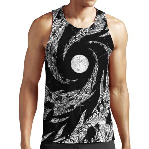 Dark Moon Rain And Trees All-over-print Unisex Tank Top