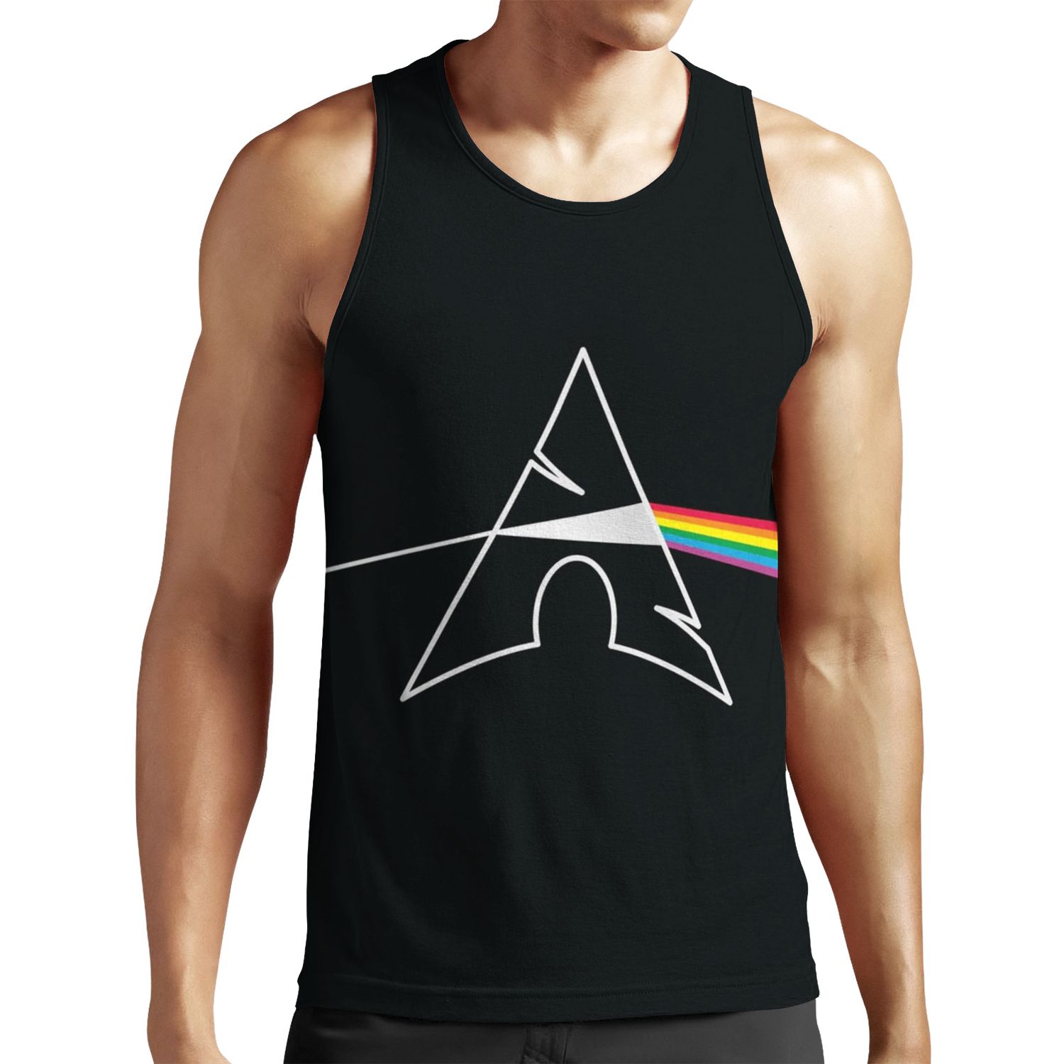 Dark Side Of Arch Linux All-over-print Unisex Tank Top
