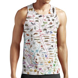Darwinian Evolution Tree Of Life All-over-print Unisex Tank Top