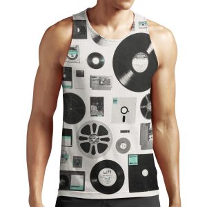 Data All-over-print Unisex Tank Top