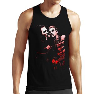 Dave Vanian And Captain Sensible The Damned All-over-print Unisex Tank Top