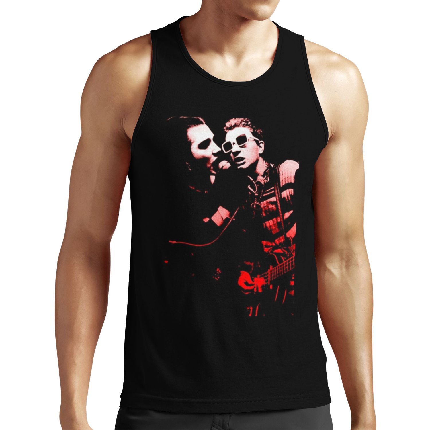 Dave Vanian And Captain Sensible The Damned All-over-print Unisex Tank Top