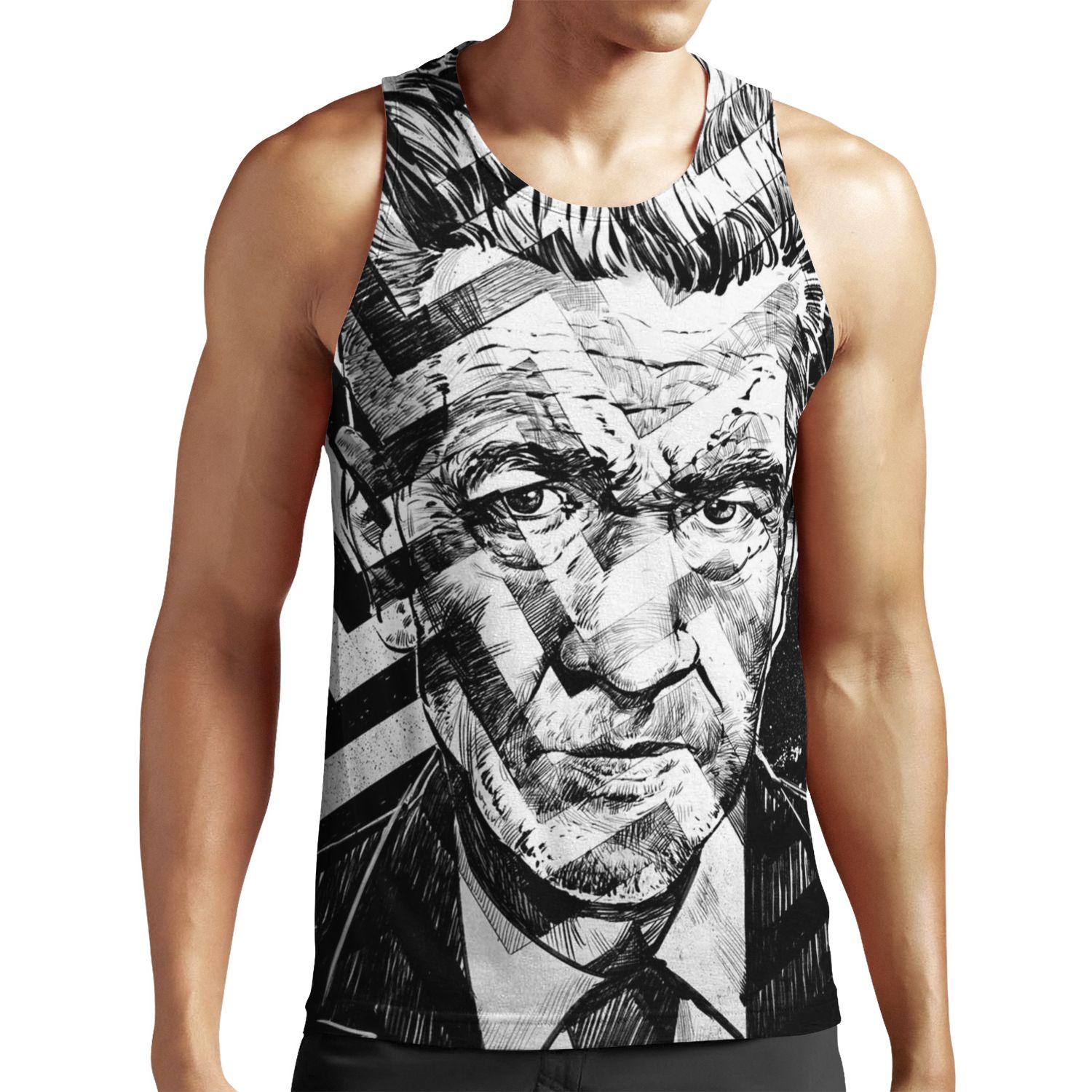 David Lynch All-over-print Unisex Tank Top