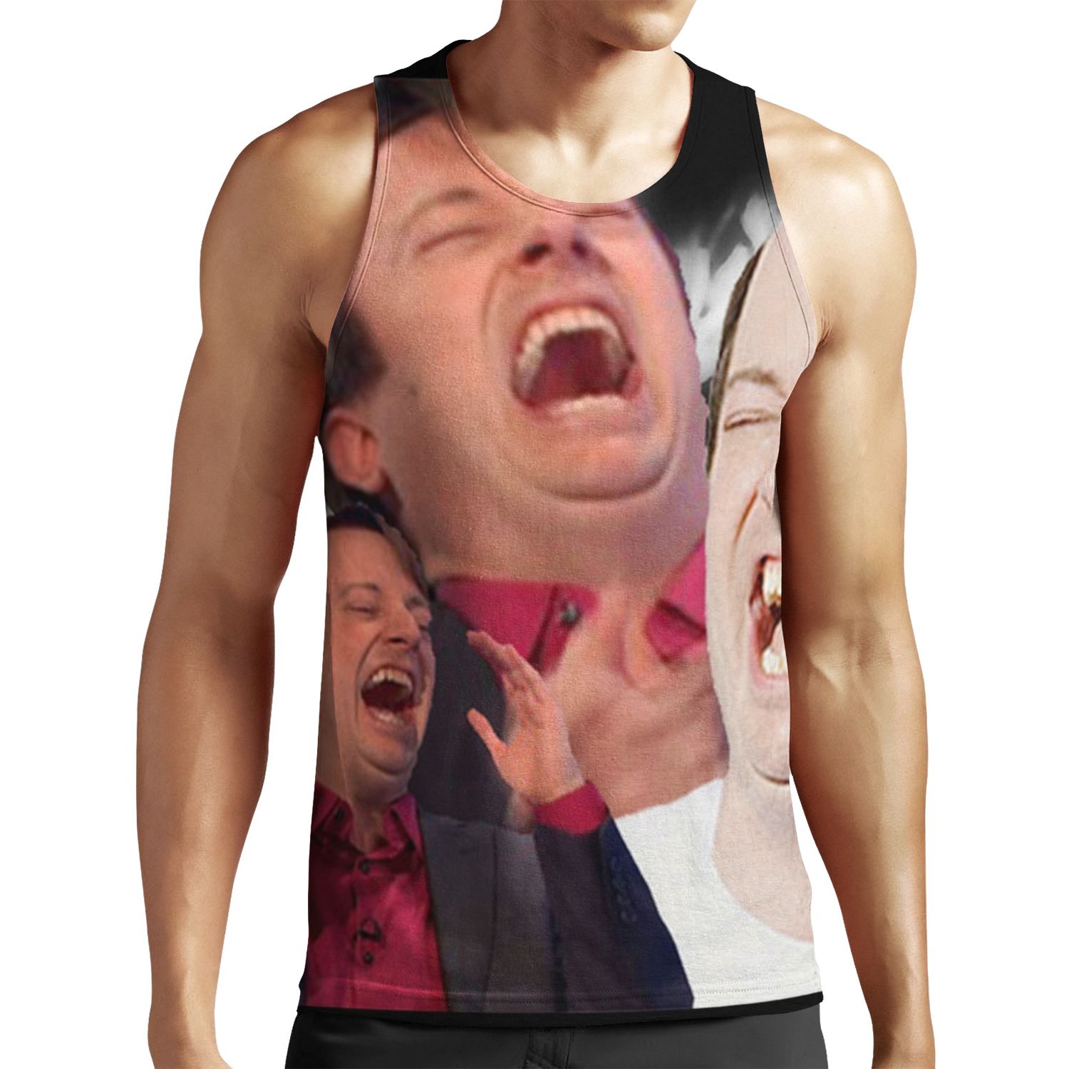 David Mitchell Hysterical Laugh All-over-print Unisex Tank Top
