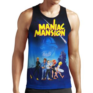 Day Of The Tentacle Maniac Mansion High Contrast All-over-print Unisex Tank Top