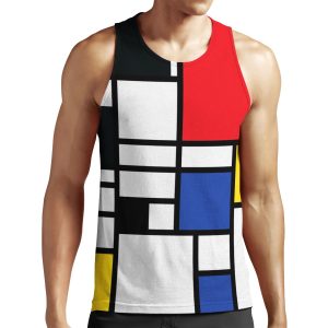 De Stijl 1 All-over-print Unisex Tank Top