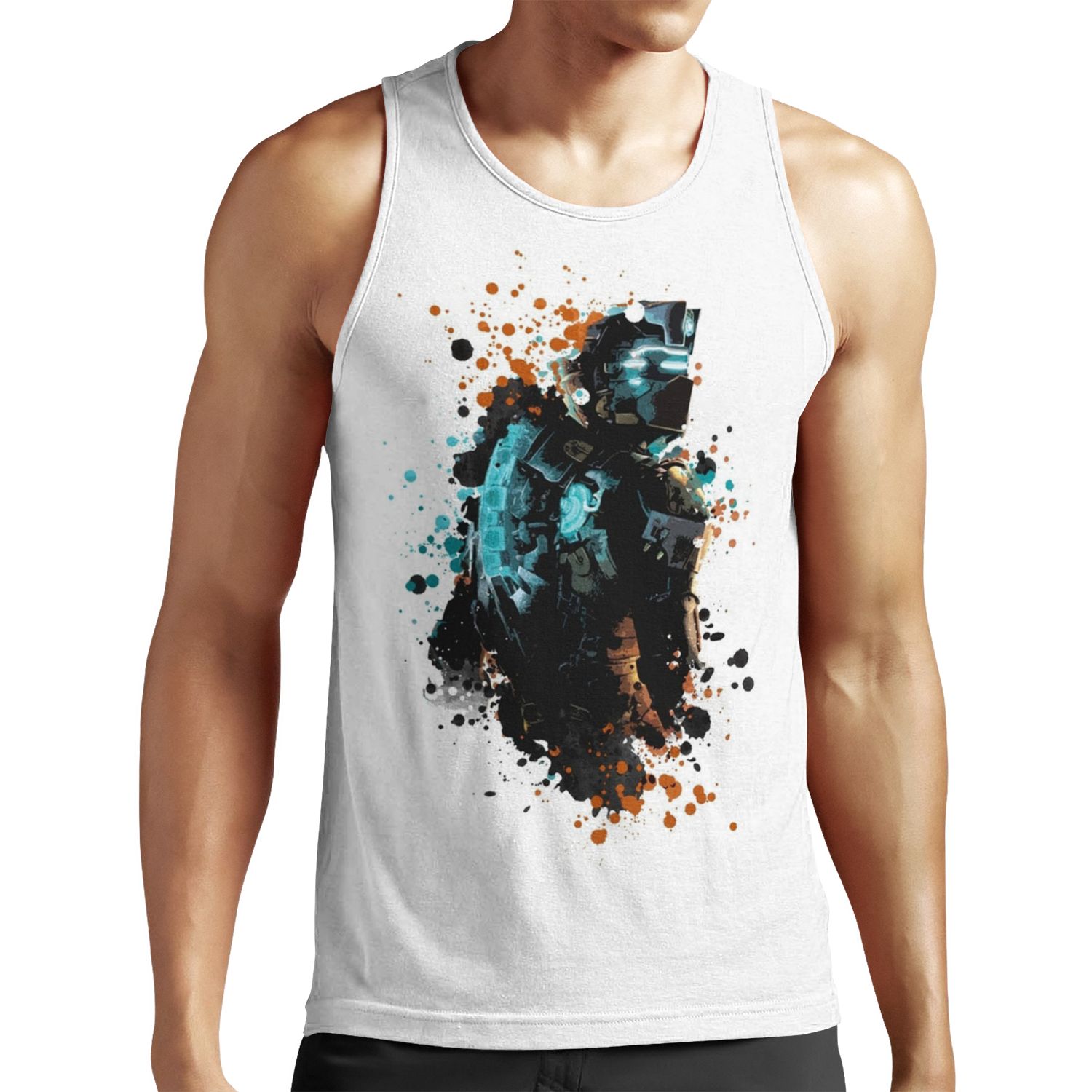 Dead Space Dark Splatter All-over-print Unisex Tank Top