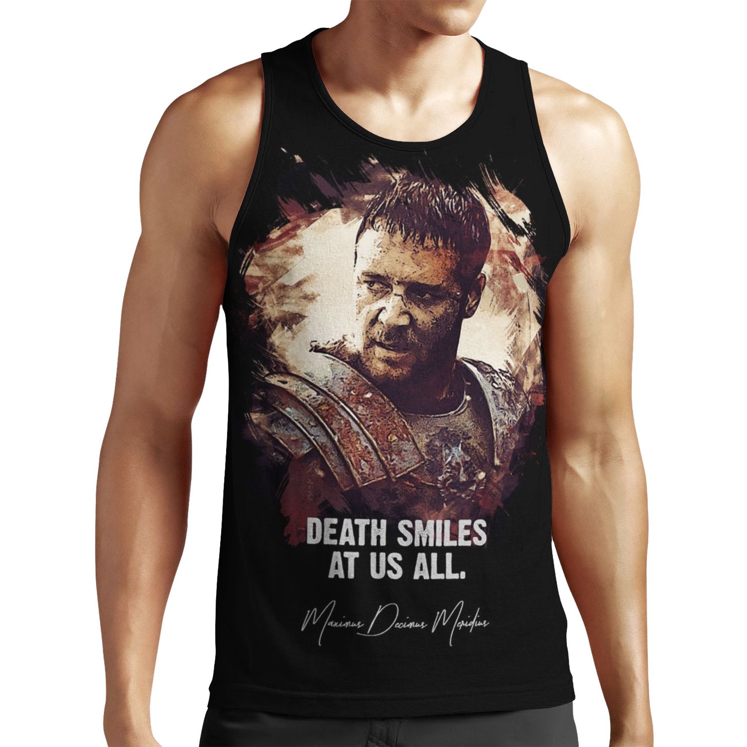 Death Smiles At Us All Maximus All-over-print Unisex Tank Top