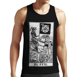 Death Tarot Card Major Arcana Fortune Telling Occult All-over-print Unisex Tank Top
