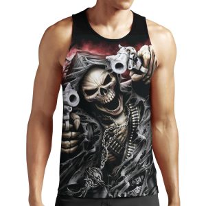 Death With Guns All-over-print Unisex Tank Top