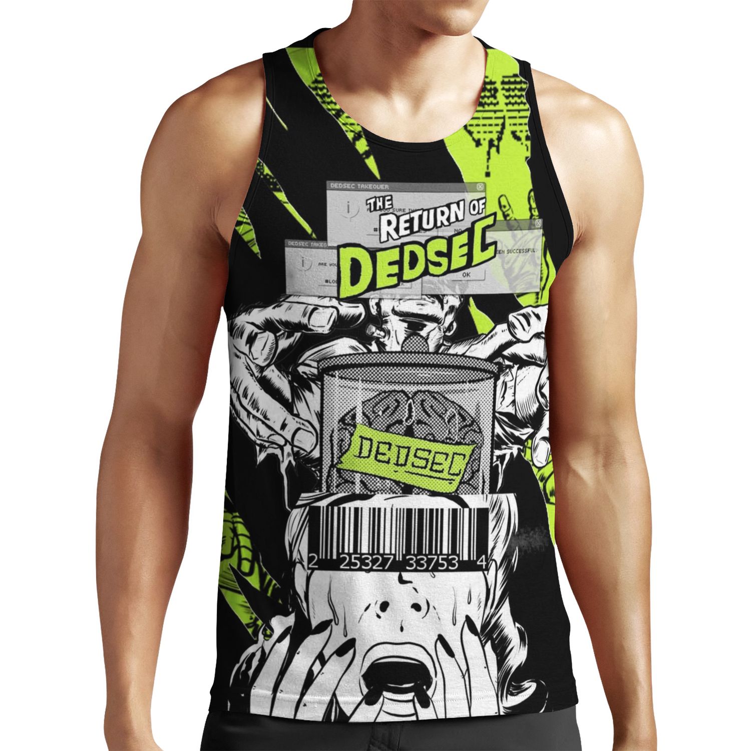 Dedsec Shirt Design 1 All-over-print Unisex Tank Top