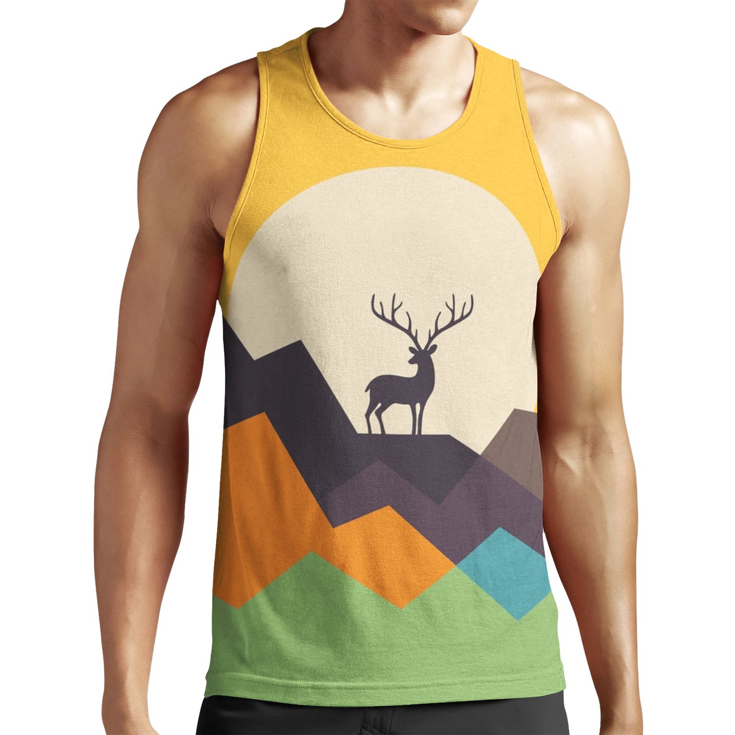 Deer All-over-print Unisex Tank Top