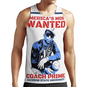 Deion Coach Prime Sanders Jackson State University Jsu Football All-over-print Unisex Tank Top