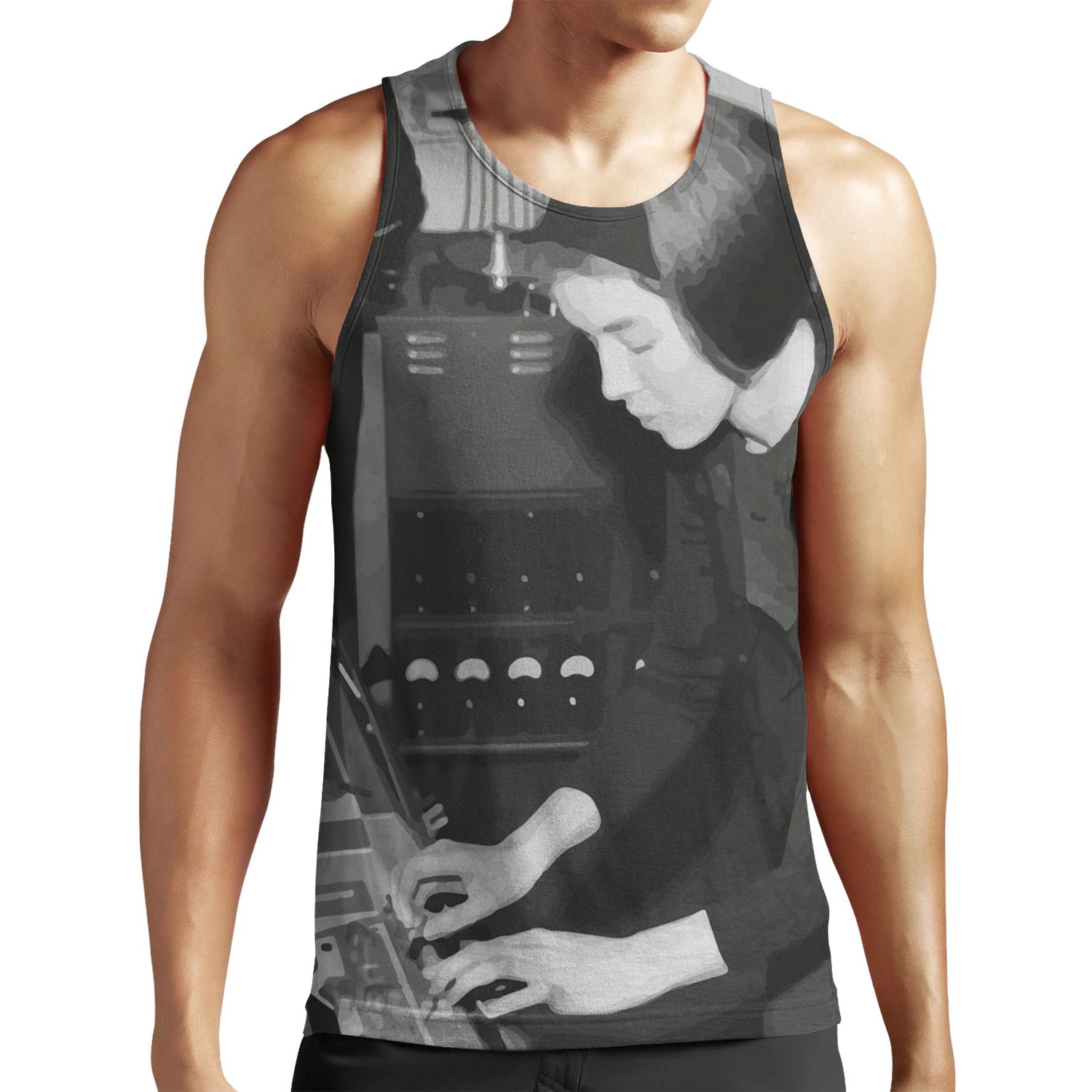 Delia Derbyshire All-over-print Unisex Tank Top
