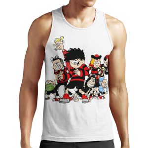 Dennis The Menace And Gang All-over-print Unisex Tank Top
