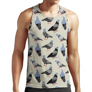 Design 33 The Pigeons All-over-print Unisex Tank Top