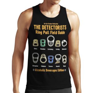 Detectorists Ring Pull Field Guide Booze Edition Eye Voodoo All-over-print Unisex Tank Top