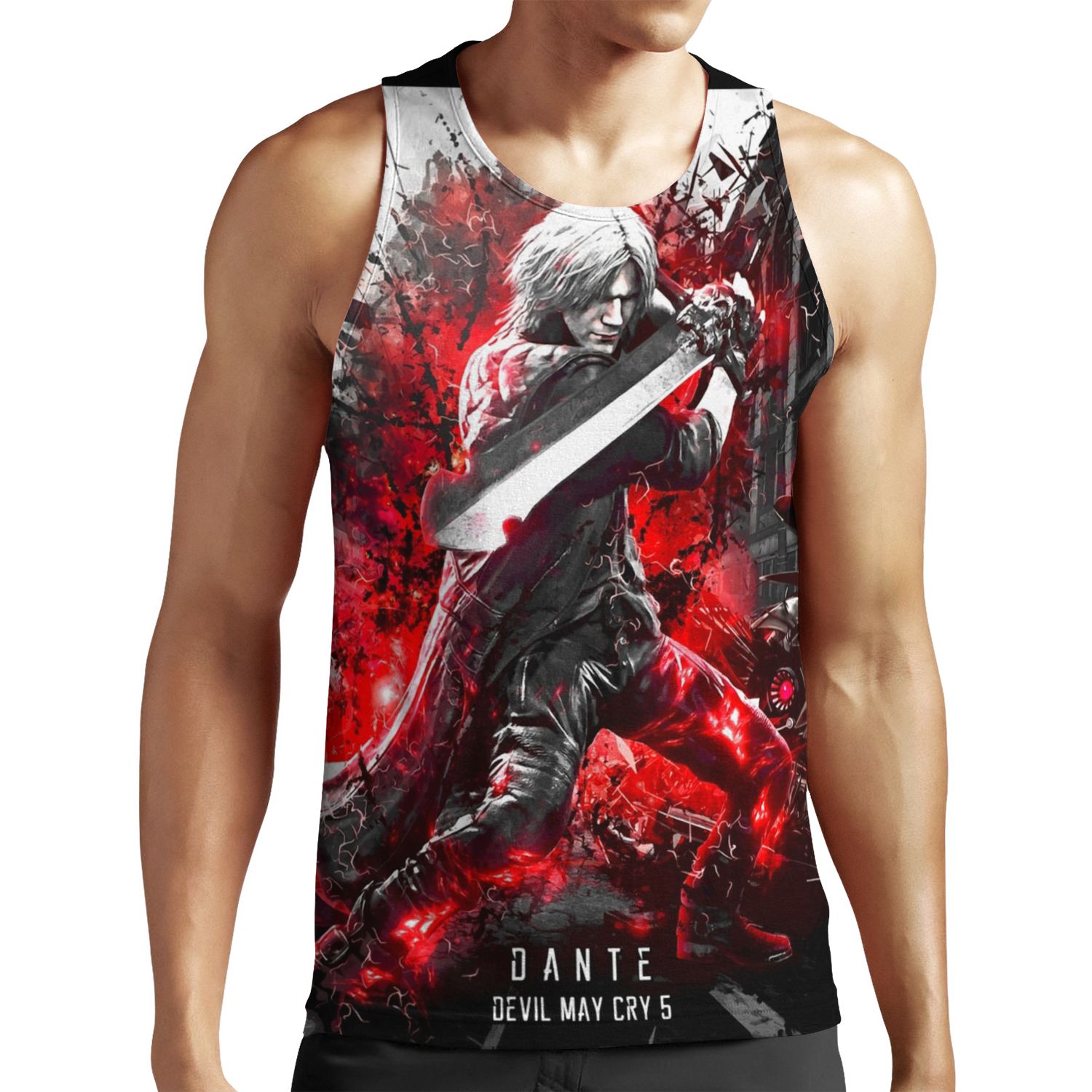 Devil May Cry 5 Dante All-over-print Unisex Tank Top