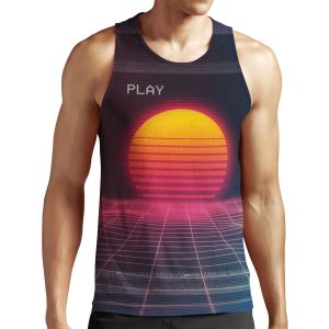 Digital Sunset All-over-print Unisex Tank Top
