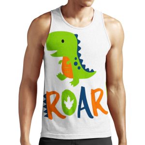 Dino Dinosaur Rawr Roar All-over-print Unisex Tank Top