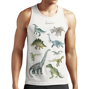 Dinosaurs All-over-print Unisex Tank Top