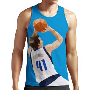 Dirk Nowitzki Fadeaway All-over-print Unisex Tank Top