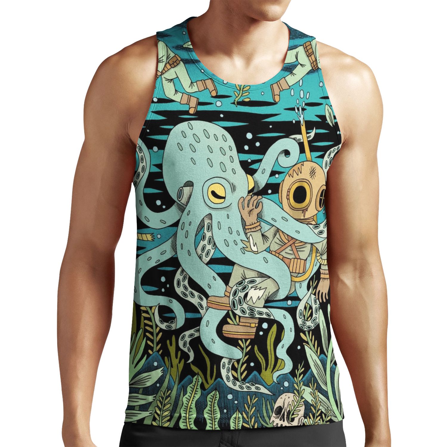 Diver All-over-print Unisex Tank Top