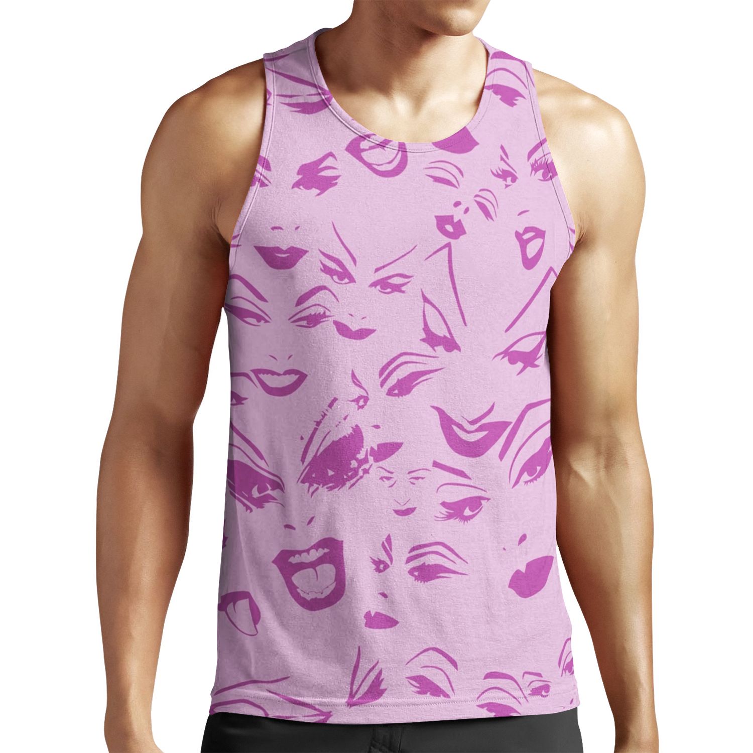 Divine Faces All-over-print Unisex Tank Top