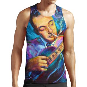 Django Reinhardt Gypsy Jazz Guitarist By Robert Phelps All-over-print Unisex Tank Top