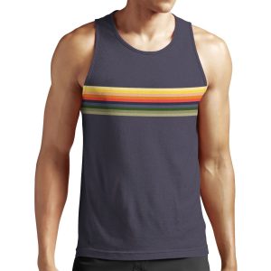 Doctor Number 13 Stripes All-over-print Unisex Tank Top