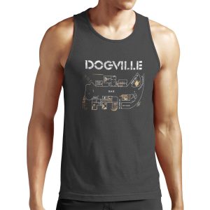 Dogville District Map All-over-print Unisex Tank Top