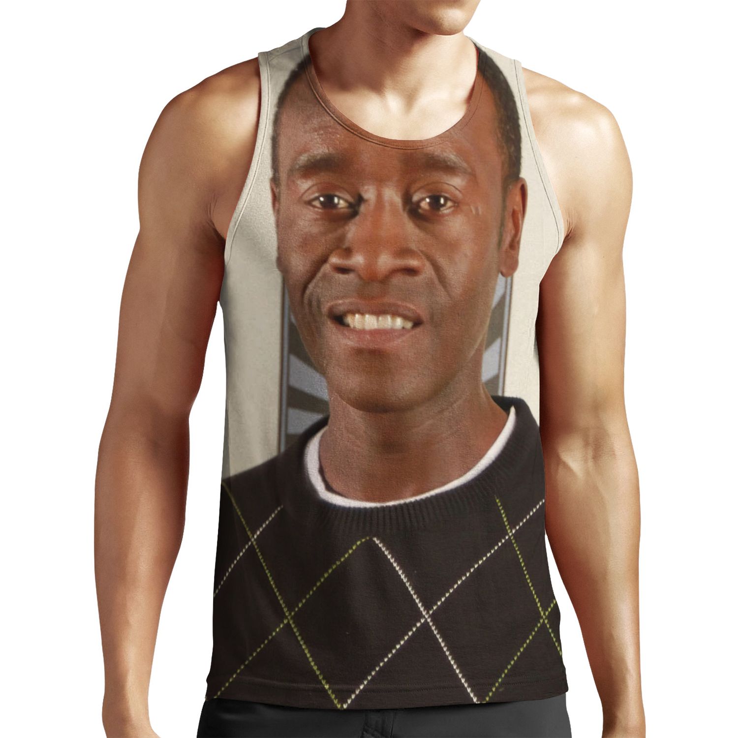 Don Cheadle Agony All-over-print Unisex Tank Top
