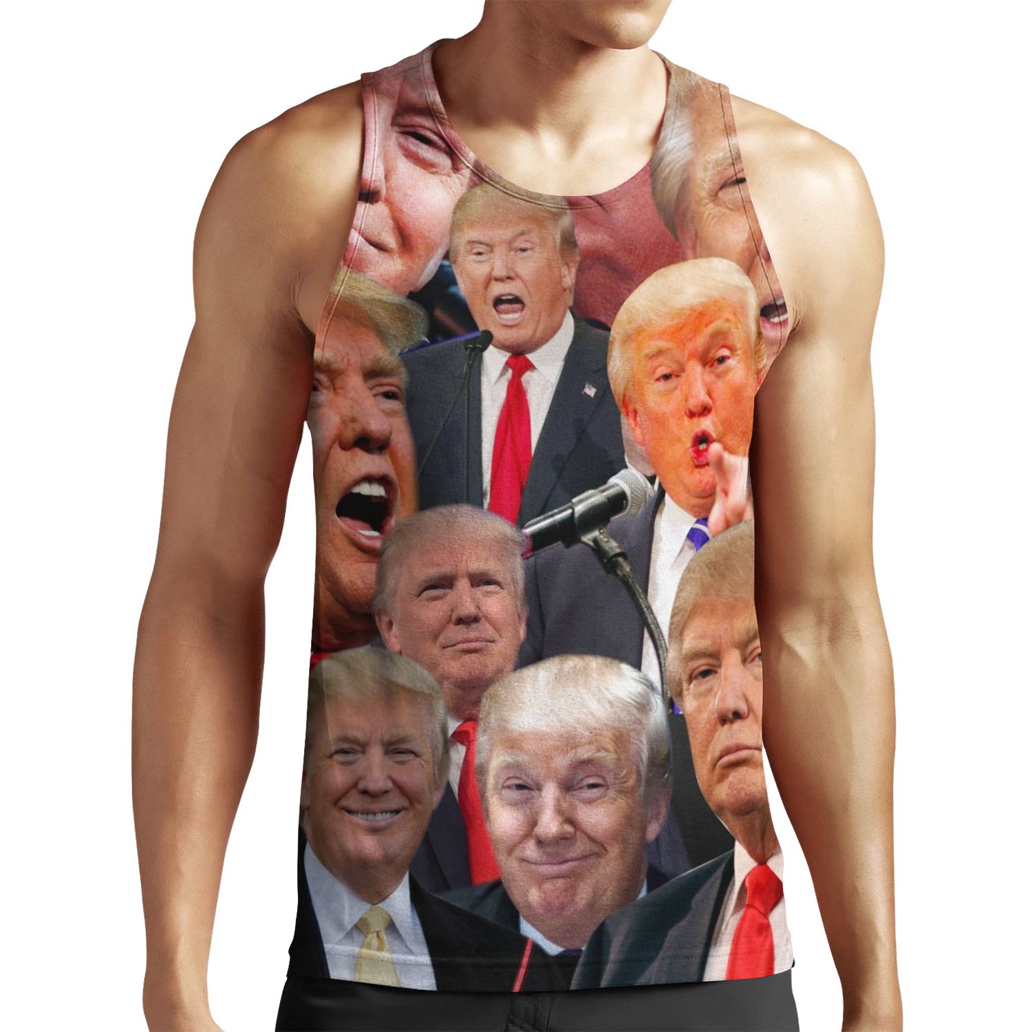 Donald Trump Collage All-over-print Unisex Tank Top