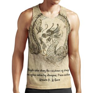 Dragon Quote All-over-print Unisex Tank Top