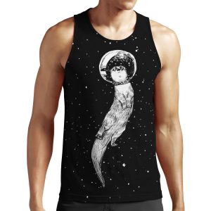 Drifting In Otter Space Best For Color All-over-print Unisex Tank Top