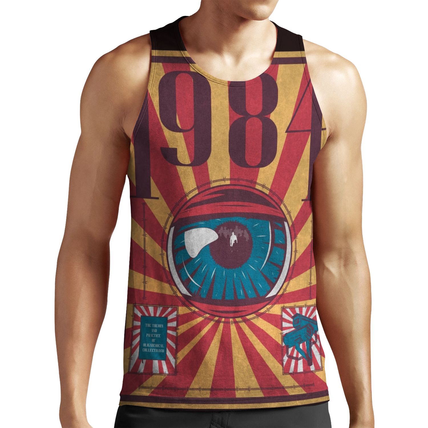 Dystopia All-over-print Unisex Tank Top