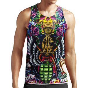 Ed Hardy Shop In Melbourne All-over-print Unisex Tank Top