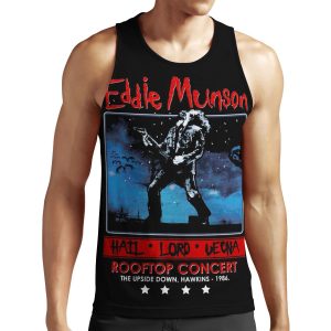 Eddie Munson S Rooftop Concert All-over-print Unisex Tank Top
