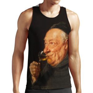 Eduard Von Gr%C3%Bctzner Monk Chilling All-over-print Unisex Tank Top